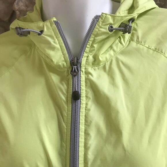 Eddie Bauer Wind Breaker Green Full Zip Jacket Women's Size Medium - Picture 2 of 10
